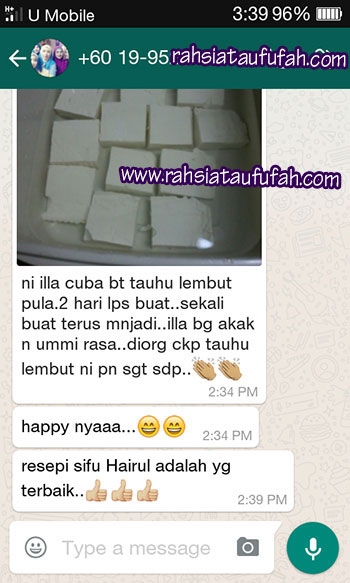 resepi tauhu keras